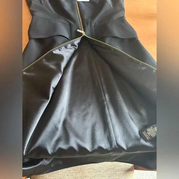 Ted Baker Architectural Black Pencil NWT Dress Size 8 - Picture 7 of 10